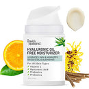 Hyaluronic Acid Oil Free Facial Moisturizer - Hydrating & Anti Aging Face Lotion for Oily Skin with Vitamin C, Salicylic Acid & Witch Hazel Reduces Excess Face Oil and Minimizes Pores 1.7 fl oz InstaNatural