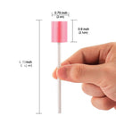 Wellgler's Disposable Oral Care Swabs, Sterile Sponge Mouth Swabs (100pcs, pink) wellgler
