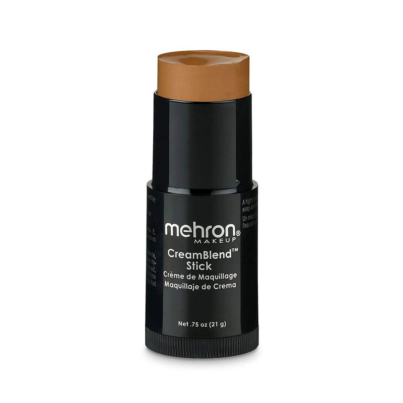Mehron Makeup CreamBlend Stick - Foundation (.75 oz) (Medium Dark 3) Mehron