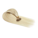 Nano Ring Hair Extensions Human Hair Nano Beads Pre Bonded Hairpieces Nano Tip Cold Fushion Tipped Remy Hair for Highlight Highlighted 50 Individual Strands 50g 20 Inch