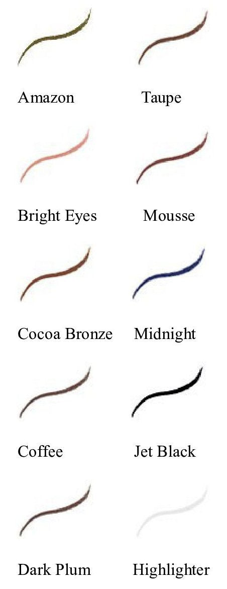 Jolie Cosmetics Slim Eye Pencil Liner - Soft, Creamy Formula (Coffee) Jolie