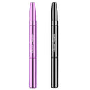 2 Pieces Retractable Eyebrow Lip Brush Soft Eyelash Makeup Brush Set With Cap Concealer Eyeliner Travel Cosmetic Brushes Queen Scepter