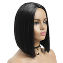 Tereshar Bob Wigs Short Black Wig Silky Straight Synthetic Hair Short Bob Wigs for Women Daily Cosplay Party Halloween Wigs (12 inche) Tereshar