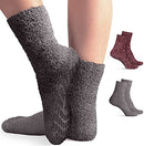 Moisturizing Spa Socks Aloe Infused | 2-Pair | Fuzzy Non Skid Gel Sleeping Socks Pembrook
