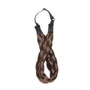 Braided Headband Plaited Hair Band Chunky Braided Headband Elastic Stretch Braid Hairband Wide Plaited Braids Blonde Black Synthetic Hairpiece (Large-five strands braided, 9/10) S-noilite