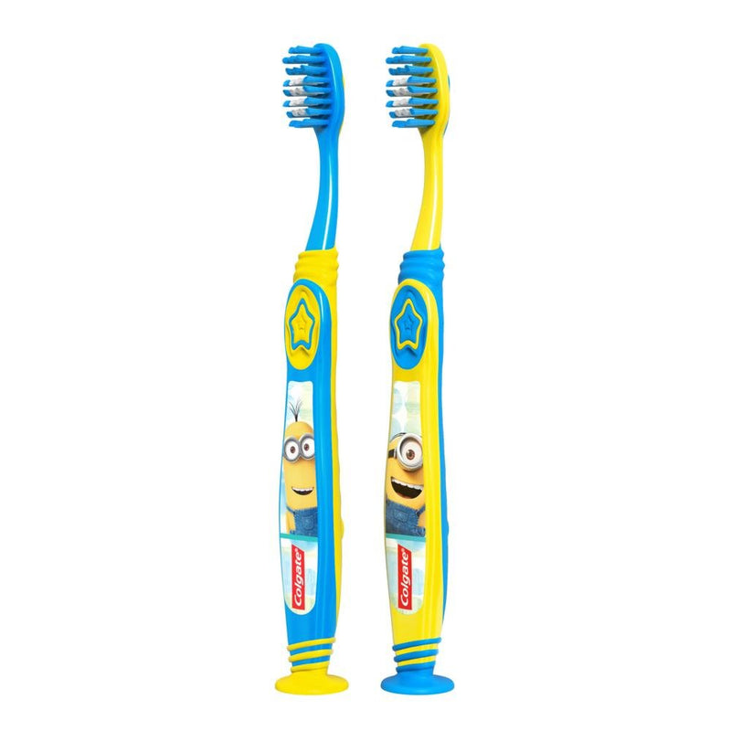Colgate Kids Minions Toothbrush, 2 Count Colgate