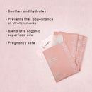 Evereden Soothing Belly Mask - 2nd/3rd Trimester Size | 1 pack | Clean and Unscented Belly Mask for Pregnancy | Natural and Plant Based | Non-toxic and Fragrance Free Evereden Store