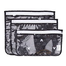 Bumkins TSA Approved Toiletry Bag, Travel Bag, Quart Zip Pouch, Clear Sided, PVC-Free, Vinyl-Free, Set of 3 – Disney Mickey Mouse Icon Bumkins