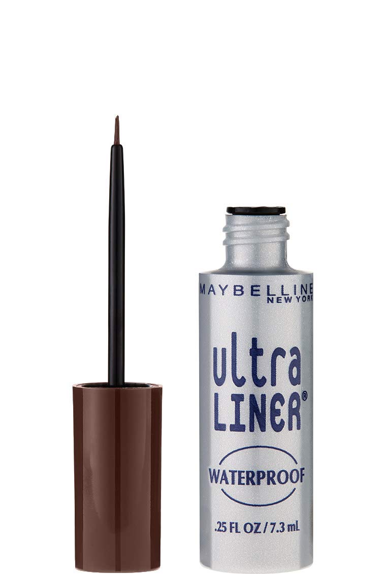 Maybelline New York Ultra Liner Waterproof Liquid Eyeliner, 302 Dark Brown, 0.25 fl. oz. Maybelline New York
