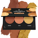 Black Radiance True Complexion Creme Contour Palette, Light to Medium, 7.5 Gram Black Radiance