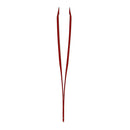 Regine Switzerland Slant Tweezer - Handmade in Switzerland - Professional Eyebrow & Facial Hair Remover - Etched Interior Grabs Hair from The Root - Perfectly Aligned Tips - Stainless Steel, Red Regine Switzerland Store