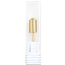 USA Beauticom Pana Brand Professional Large Smooth Round Top Dome Barrel Carbide Bit 3/32" & 1/8" Shank Size (Available Grit: F, M, C, XC, XXC) (F (Fine) 3/32", Gold Color) PANA