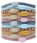 L. Erickson Grab & Go Ponytail Holder, Ballerina, Set of Twelve - Exceptionally Secure with Gentle Hold L. Erickson
