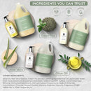 Terra Pure Gallon & Dispenser Set | 1-Shoppe All-In-Kit | Shampoo Conditioner Body Wash Gallon | Refillable 10.14 oz. Matching Pump Bottles Infinity Warehouse