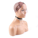 Bella Hair Breathable Swiss Lace Front Wig Cap for Making Wigs with Adjustable Straps and Combs Large Size Violet Bella Hair