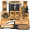 Beard Straightener Grooming Kit for Men, 2 Oz Growth Oil, 2 Oz Sandalwood Balm, Beard Wash, Beard Brush & Comb, Beard Conditioner, Beard Razor and Scissors, & Beard E-Book, Great for Christmas Gift GROW ALPHA BEARD