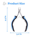 Cuticle Trimmer, IVON Professional Non-Slip Cuticle Nipper Stainless Steel Cutter IVON