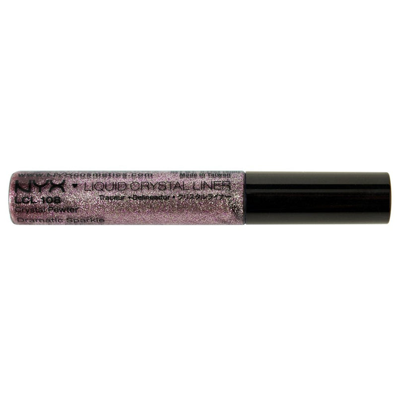 NYX Professional Makeup Liquid Crystal Liner, Crystal Pewter, 0.384 Ounce NYX PROFESSIONAL MAKEUP