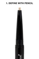 Maybelline New York Brow Define Plus Fill Duo Makeup, Light Blonde, 0.021 Ounce Maybelline New York
