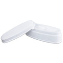 Beauticom French Dip Powder Tray Dipping Holder Container w/Removable Lid for Nail Art Powder Pink & White Beauticom