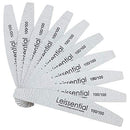 Nail Files and Buffer, Professional Manicure Tools Kit 100 100 Grit Double Sided Washable 10 Nail File Set Fanzbike