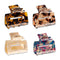 MagicSky 4PCS Hair Claw Clips, Acrylic Hair Banana Barrettes, Celluloid French Butterfly Jaw Clips, Tortoise Shell Grip Pin Teeth Clamp -Leopard print Stylish Hair Accessories for Women Girls Magicsky