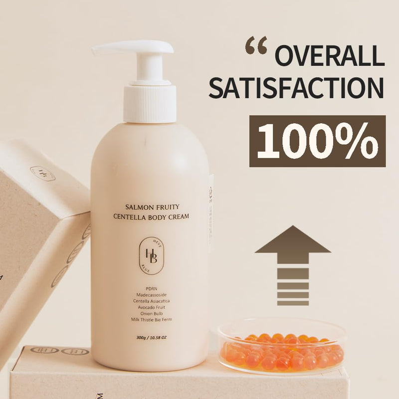 Salmon Fruity Centella Body Cream - Sensitive Skin, Itchy Skin, Korean Skincare, Bodycare, Hypoallergenic, Allergen-free Fragrance, PDRN, Salmon PDRN, Moisturizing, K-Beauty Infinity Warehouse
