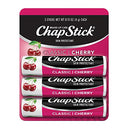 ChapStick Classic Cherry Lip Balm Tubes for Lip Care - 0.15 Oz (Pack of 3) Chapstick