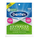 DenTek Deep Clean Bristle Picks | Removes Food & Plaque | 100 Count DenTek