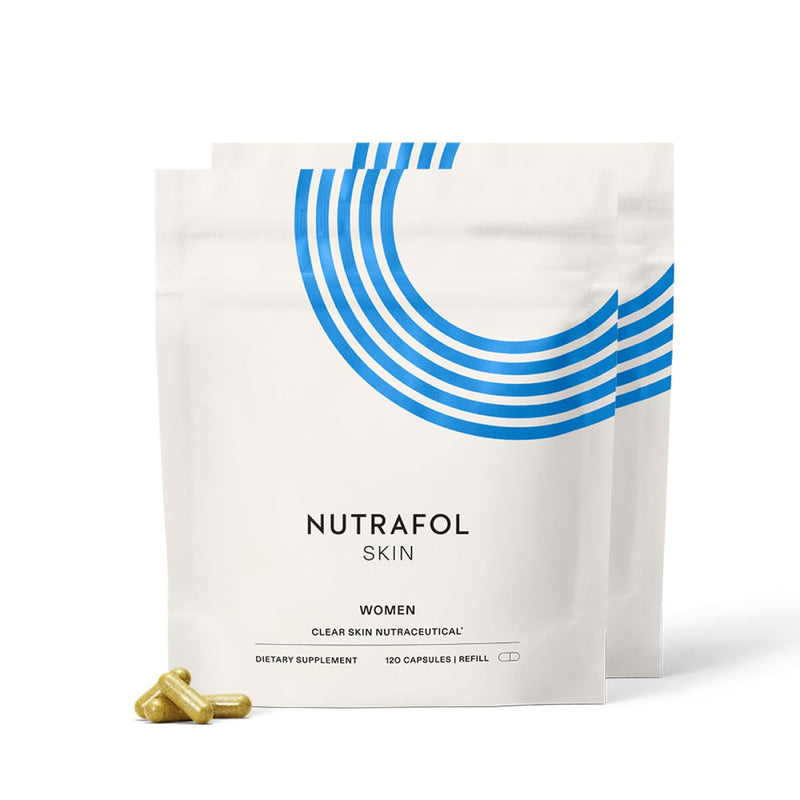 Nutrafol Clear Skin Acne Supplement for Women, Clinically Tested for Clearer, Smoother Skin, Physician-Formulated, Vegan Infinity Warehouse