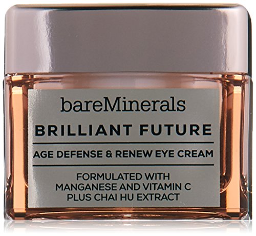 bareMinerals Brilliant Future Age Defense and Renew Eye Cream, 0.5 Ounce, clear bareMinerals