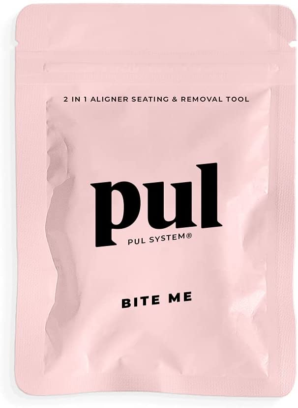 Clear Aligner Chewies and Removal Tool Combo for Invisalign Removable Braces and Trays by PUL The Pultool Store