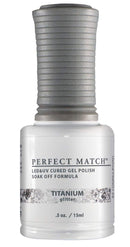 LeChat Perfect Match Gel Polish, Titanium, 0.5 Fl Oz (PMS134) LeChat