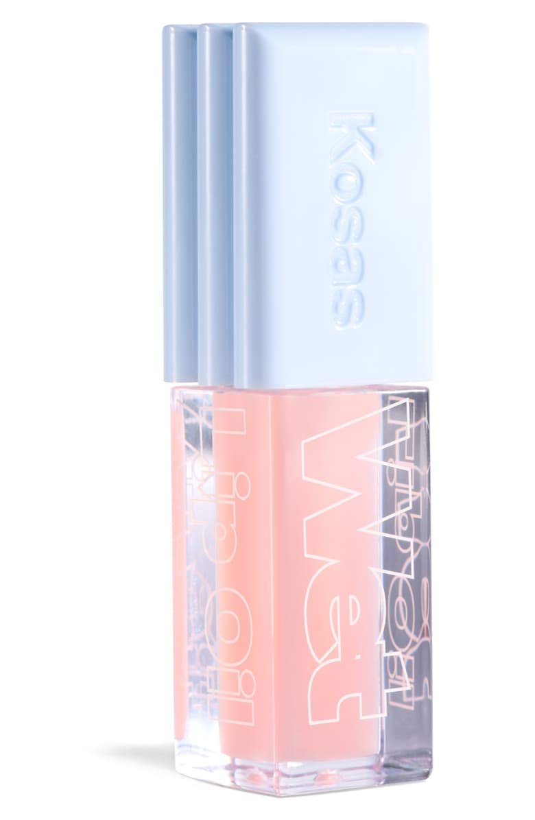 Kosas Wet Lip Oil Gloss | Juicy, Plumping Treatment, (Jellyfish) Kosas