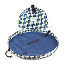 Lay-n-Go Cosmo Drawstring Makeup Organizer Cosmetic & Toiletry Bag for Travel, Gifts, and Daily Use with a Durable Patented Design, 20 inch, Horsetooth Lay-n-Go