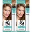 L'Oreal Paris Magic Root Rescue 10 Minute Root Hair Coloring Kit, Permanent Hair Color with Quick Precision Applicator, 100% Gray Coverage, 6A Light Ash Brown, 2 count L'Oreal Paris