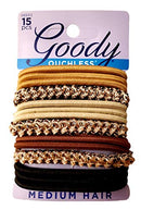 Goody Corporate Ouchless Elastic, Primal Neutrals, 15 Count GOODY