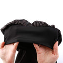 Sent Hair Extra Long Satin Hair Bonnet for Women Double Layer Night Sleeping Cap for Braids,Curly,Long Hair- Soft Elastic Band,Black sent hair