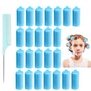 50 Pieces Sponge Hair Rollers,Foam Curlers, Soft Sleeping Hair Curler 0.98 Inch Flexible Hair Styling Tool With Stainless Steel Rat Tail Comb for Hair Styling For Long Hair Short Hair (blue) BEAUTIYAND