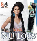(6-PACK) Bobbi Boss Synthetic Hair Crochet Braids African Roots Braid Collection Nu Locs 24" (M1B/30) BOBBI BOSS