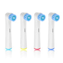 Kids Soft Replacement Brush Heads, Compatible with Oral-B Power Stages Toothbrush - Pack of 4 Hippie Hype