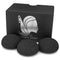 Konjac Sponge (3 Pack) Activated Bamboo Charcoal. Facial Cleansing & Exfoliating Beauty Sponges The Beauty Shelf