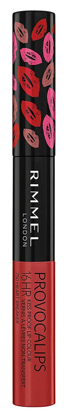 Rimmel Provocalips 16 Hour Kiss Proof Lip Colour, Heart Breaker, 0.14 Fl Oz Rimmel