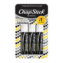 ChapStick Classic Original Lip Balm Tubes, Lip Care - 0.15 Oz (3 Tubes) Chapstick