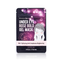 Masqueology - Under Eye Wild Rose Gold Hydro-Gel Mask | Collagen Under Eye Skincare Treatment (1 Pack) Masqueology