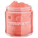 Grapefruit Scrub, Salt Scrub for Smooth and Soft Skin, Organic Premium Skin Exfoliator with Shea Butter, Vitamin E and Natural Oils, Hydrating Formula for All Skin Types 10 oz White Naturals