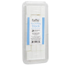 ForPro Mini Buffing Block, White, 240/240 Grit, Double-Sided Manicure and Pedicure Nail Buffer, 1.5” L x 1” W x 0.5” H, 24-Count ForPro Professional Collection
