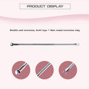 NIUTA Blackhead Remover Comedone Extractor Acne Needle Nose Facial Cleaning Tool Kit, Silver, 1 Count (Pack of 4) NIUTA