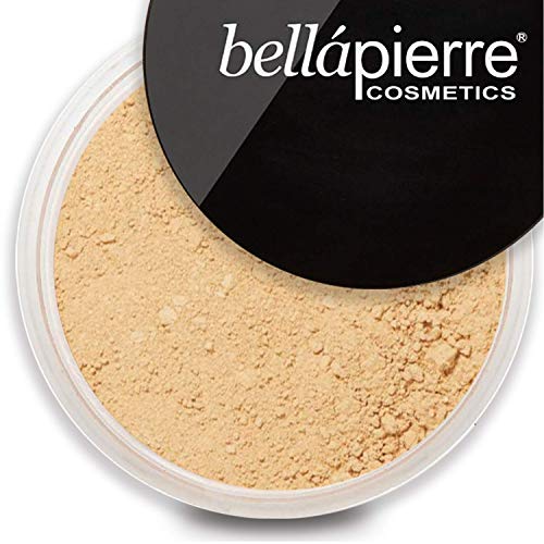 bellapierre Mineral Foundation SPF 15 Loose Finishing Powder | All-Natural Vegan & Cruelty Free Full Coverage Concealer | Hypoallergenic & Safe for All Skin Types | Oil & Talc Free - 0.32 Oz Cinnamon bellapierre