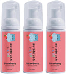 Autobrush Fluoride-Free Foaming Toothpaste for Kids, Strawberry Flavor, Whitening & Deep Cleaning, Travel Friendly, Anti-Cavity (Pack of 3) Infinity Warehouse
